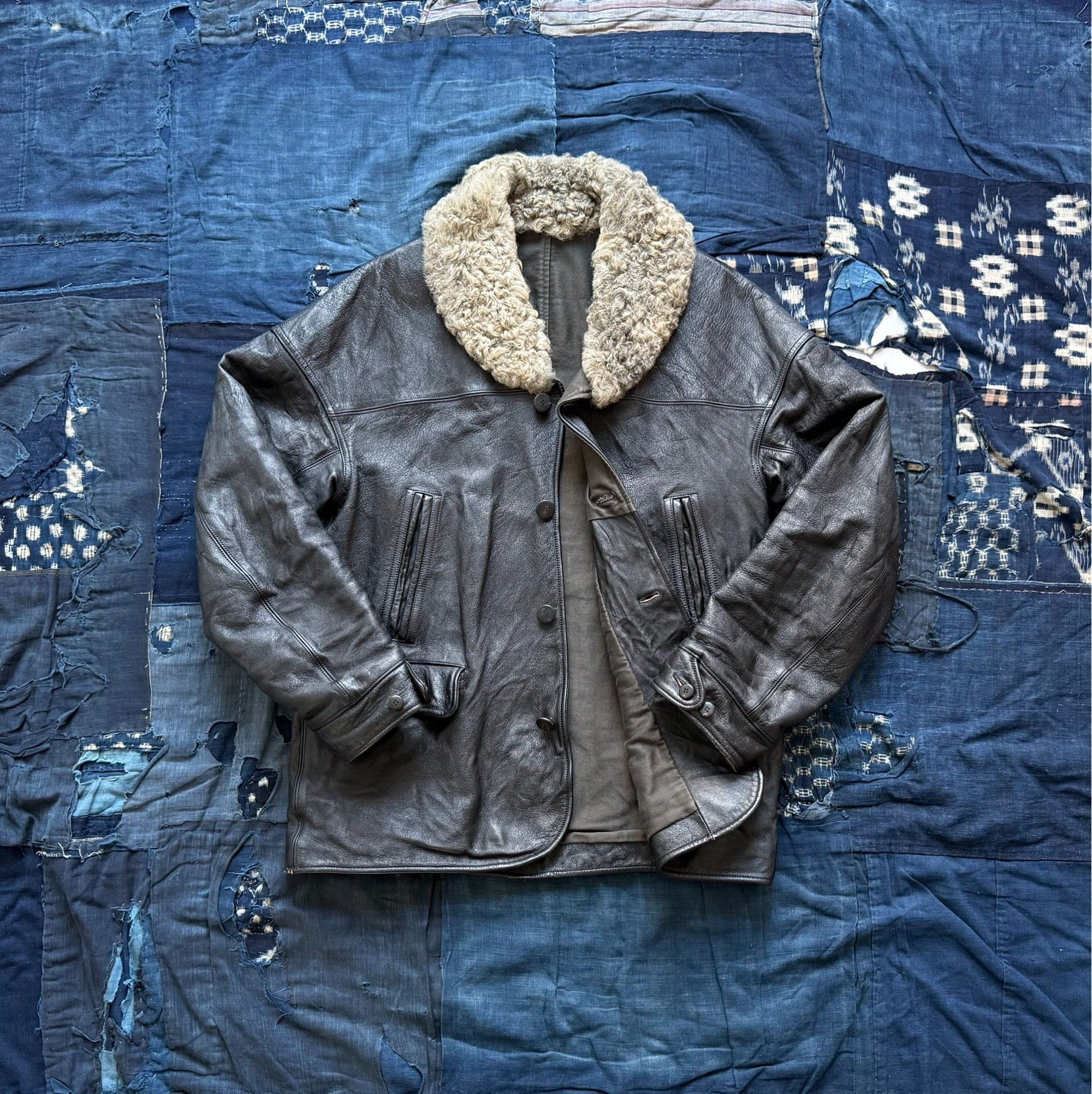 VISVIM 24SS Barnstormer Leather Coat — front