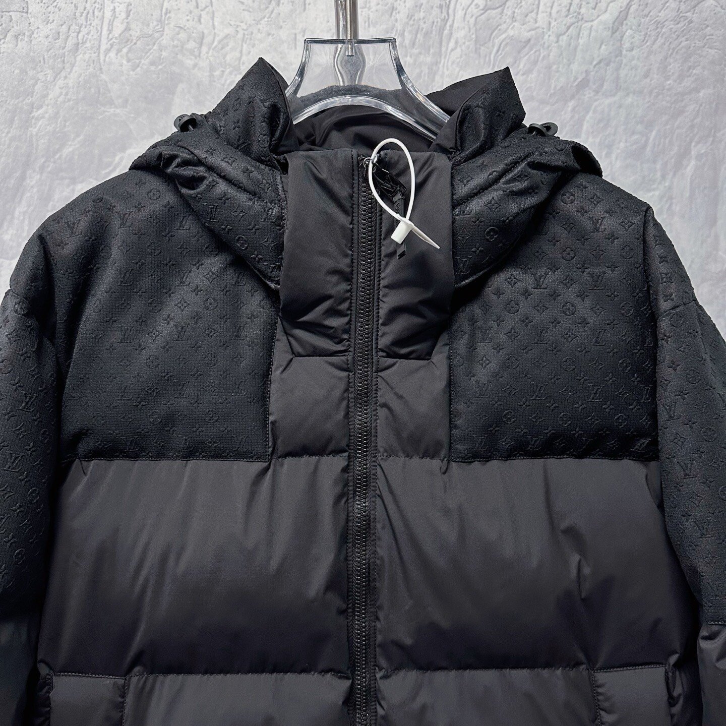Louis Vuitton SS25 Hooded Padded Coat — front