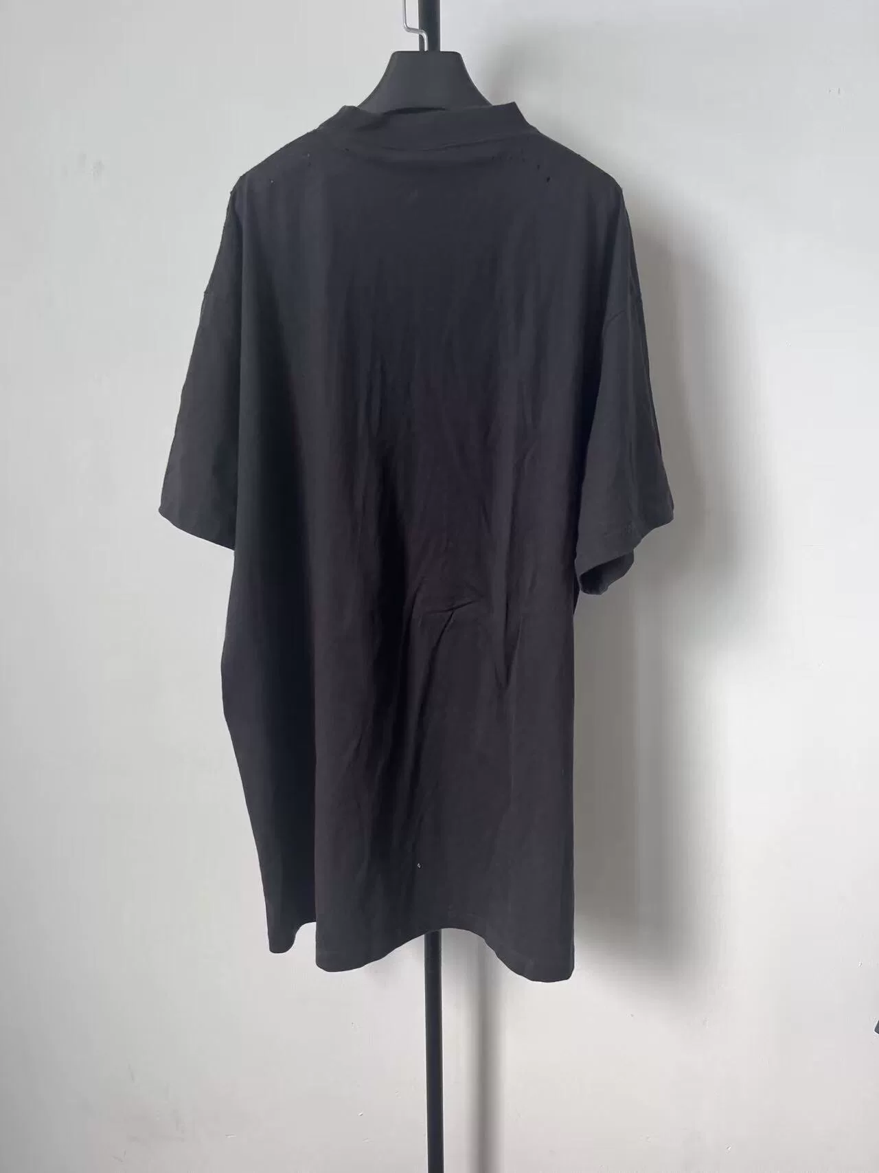 Balenciaga Letter Print Loose Short Sleeve T-Shirt — front