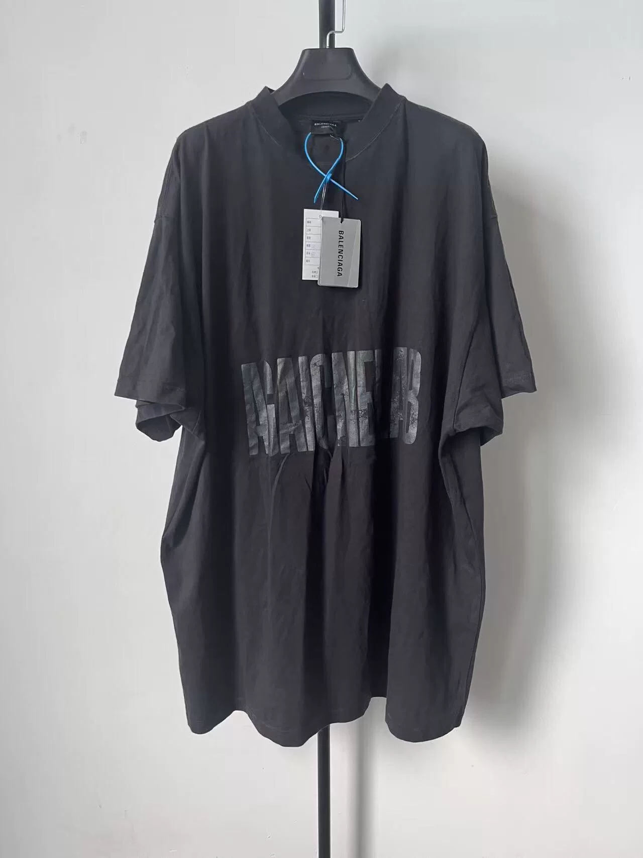 Balenciaga Letter Print Loose Short Sleeve T-Shirt