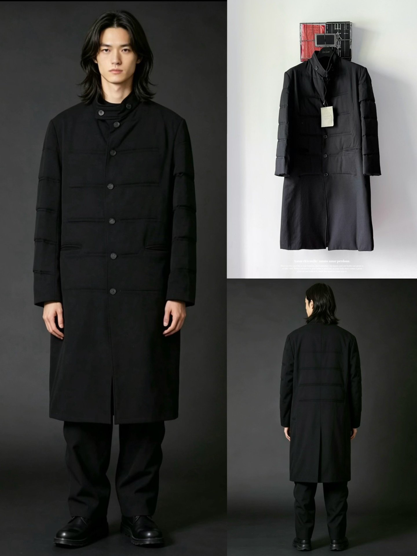 Yohji Yamamoto 25AW Padded Gaba Coat