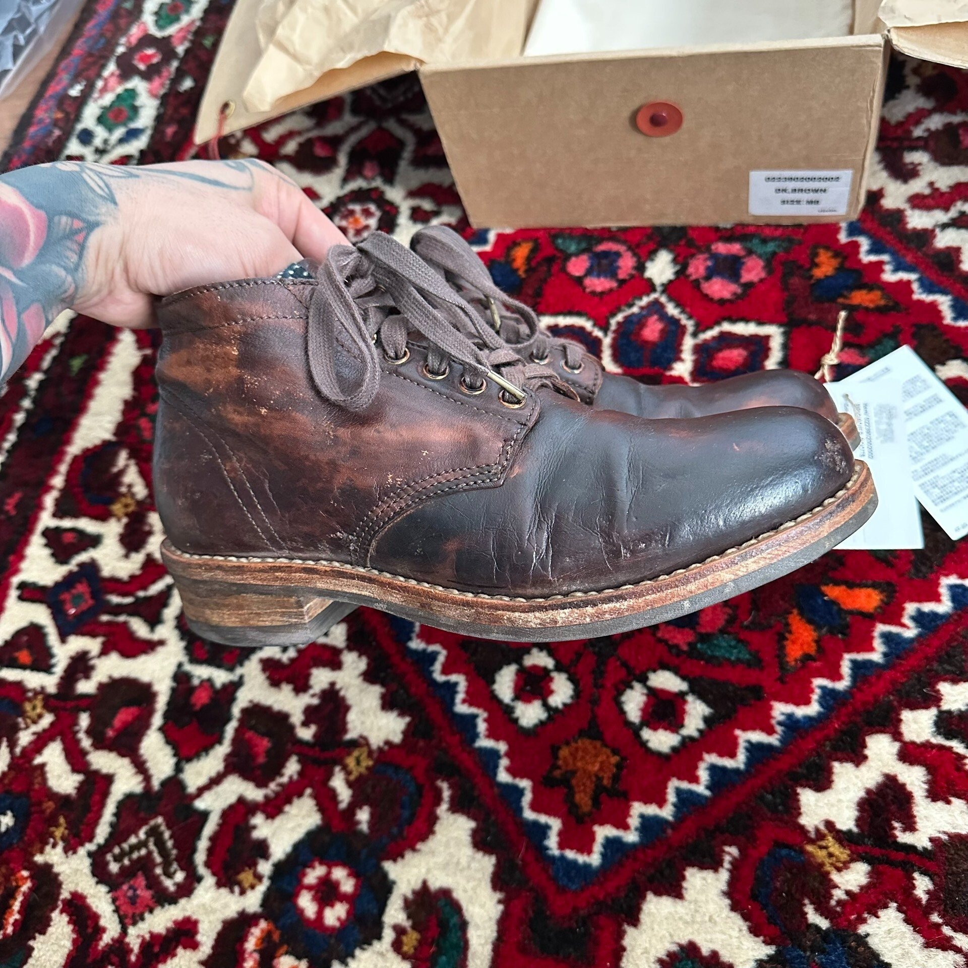 VISVIM 23SS ICT BRIGADIER BOOTS — detail