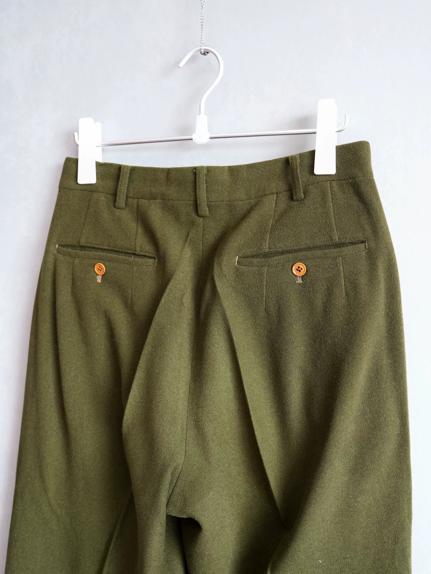 Yohji Yamamoto 99AW Green Trousers — back
