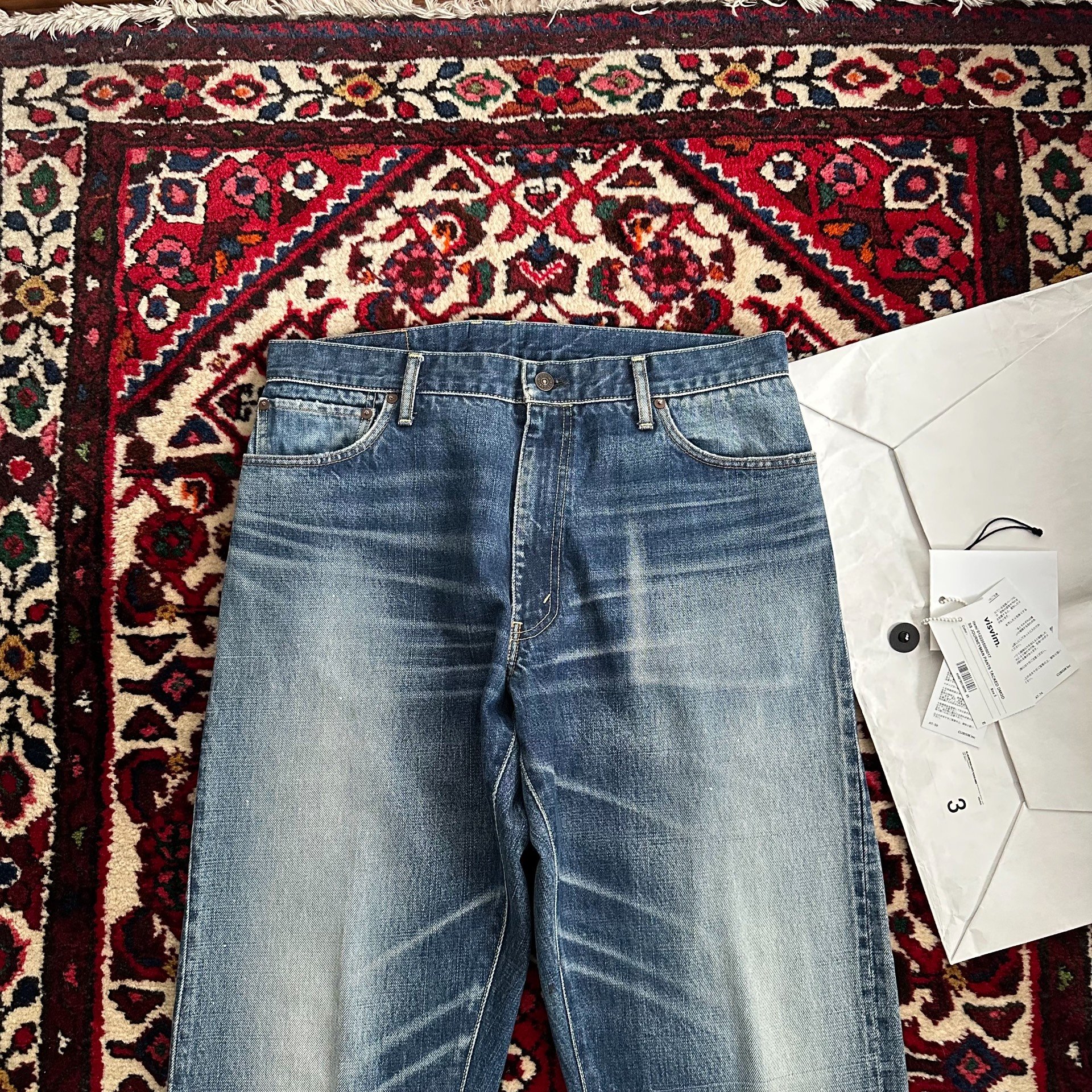 VISVIM 22AW JOURNEYMAN 3rd Gen Jeans — label