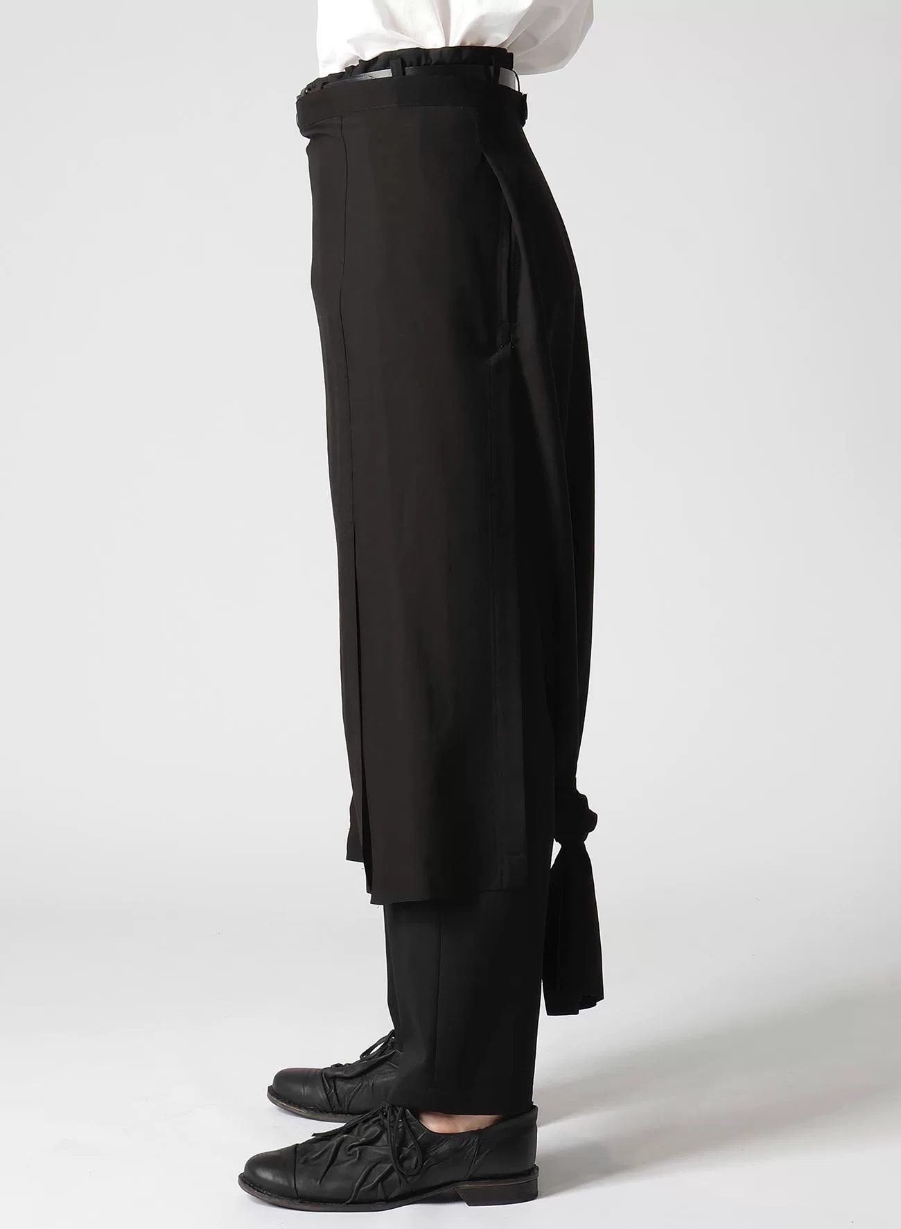 Yohji Yamamoto 23SS Gaba Wrap Skirt — label