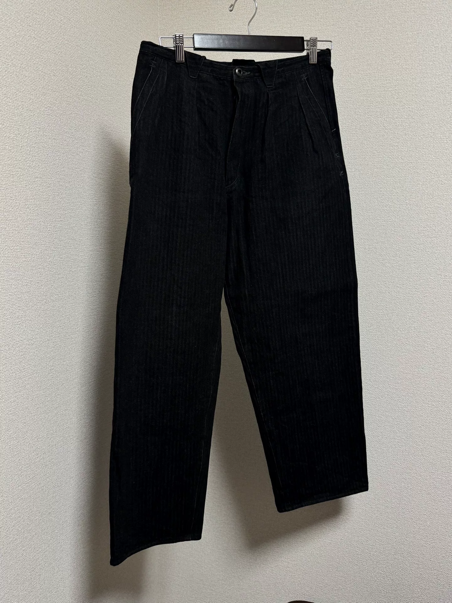 Motiv Black Denim Jacket Set — detail