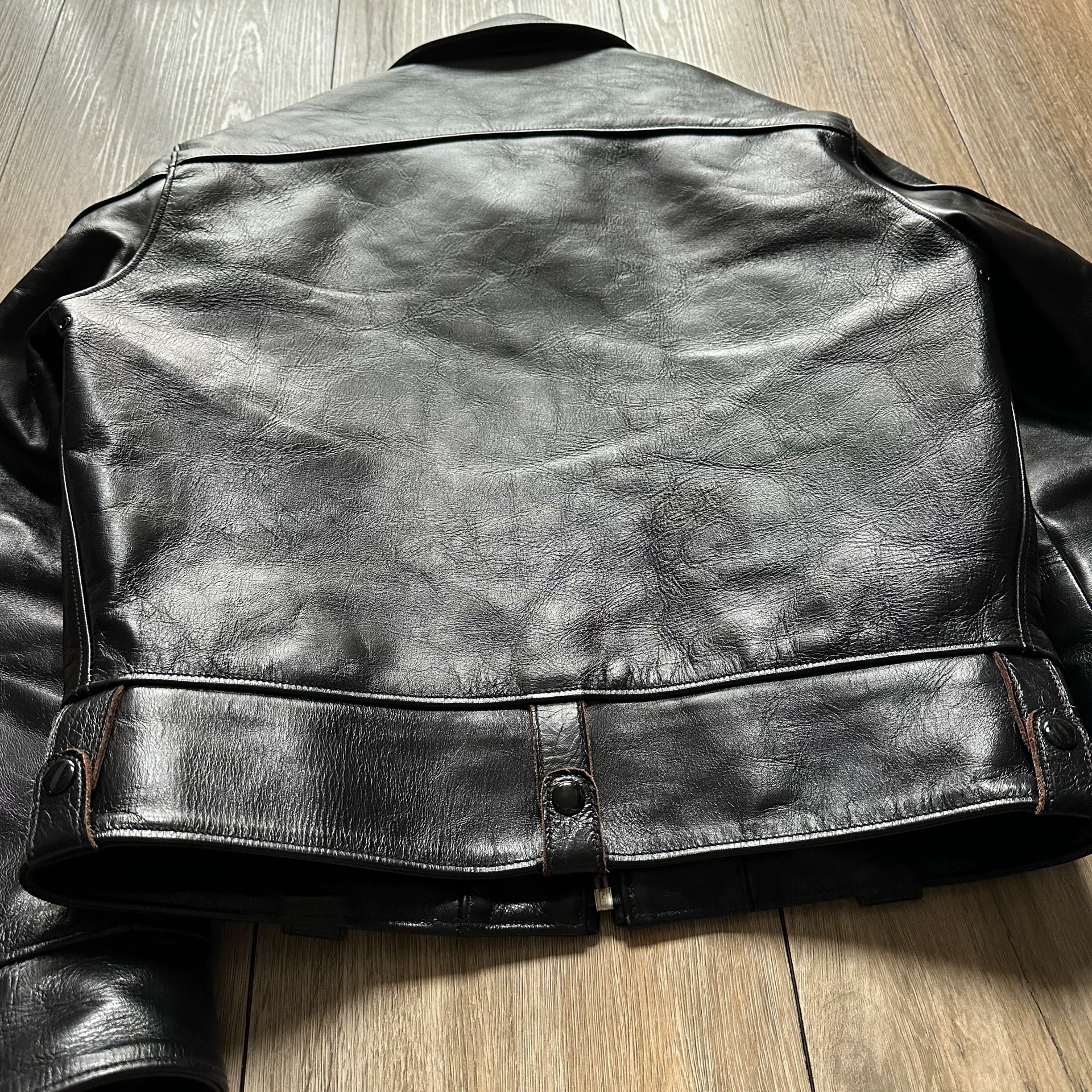 Toys McCoy McHILL Leather Mobster Jacket — detail