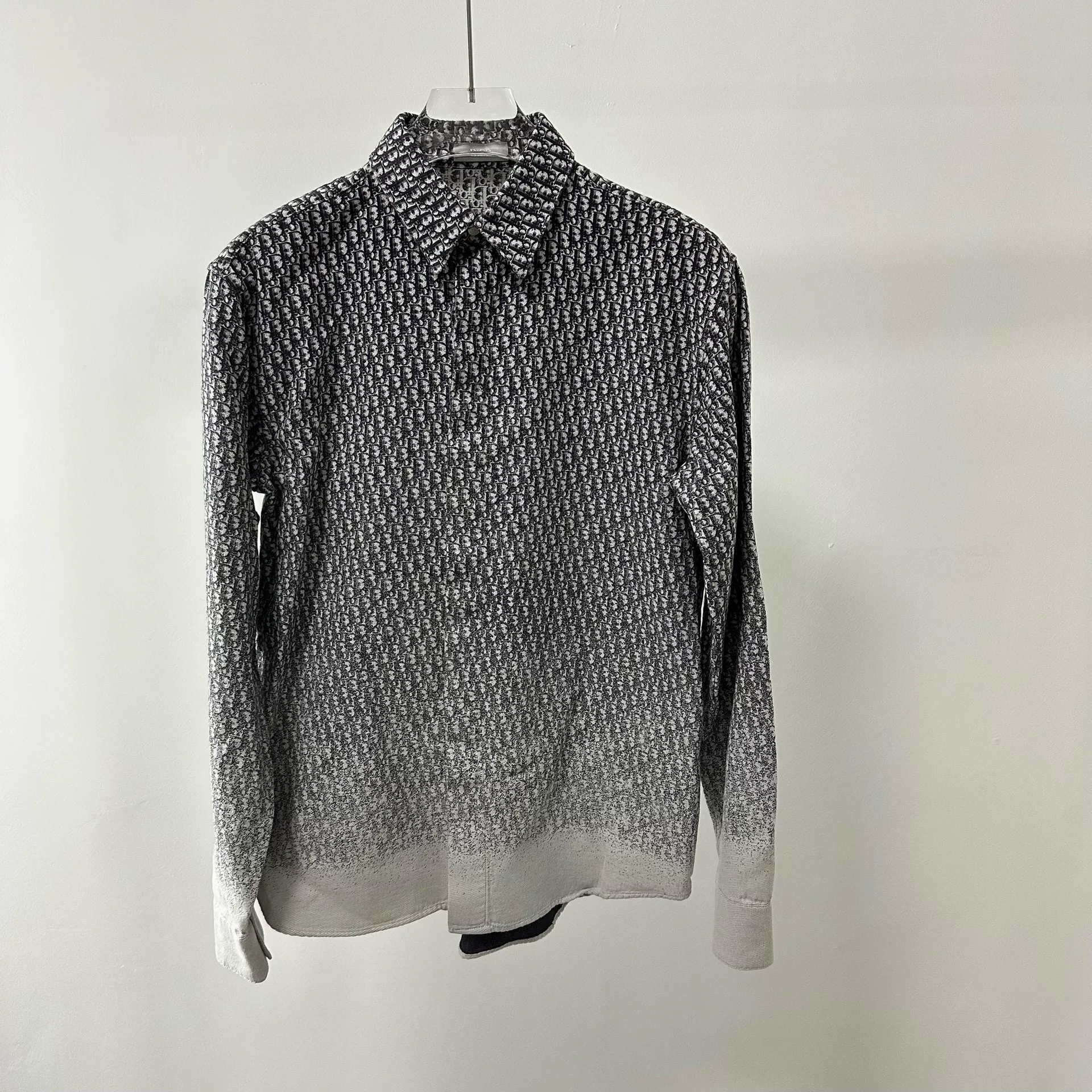 Dior Gradient Logo Long-sleeve Shirt