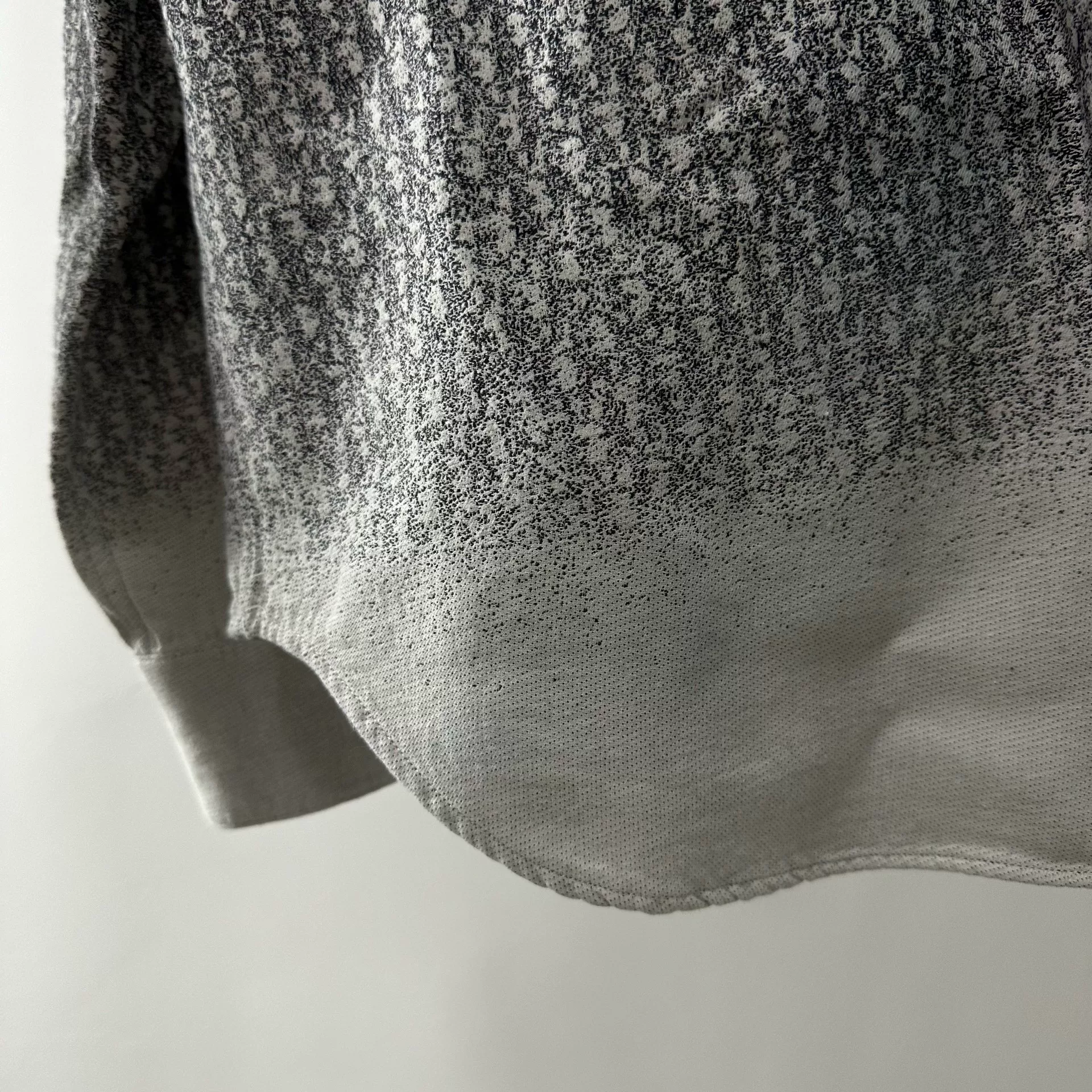 Dior Gradient Logo Long-sleeve Shirt — detail