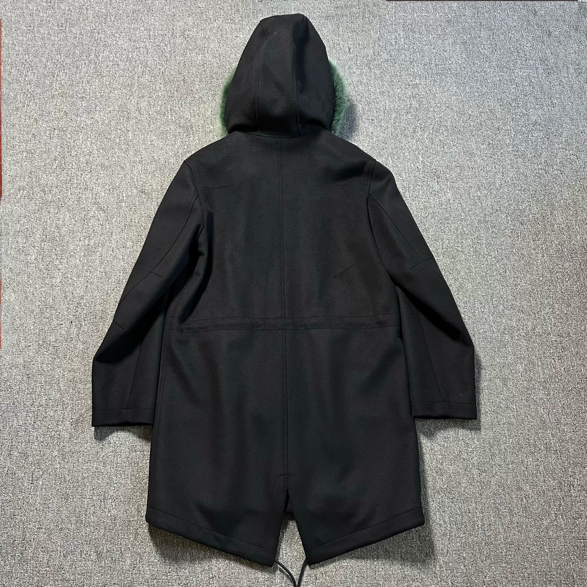 Dior Homme 18FW Fur Collar Parka — back
