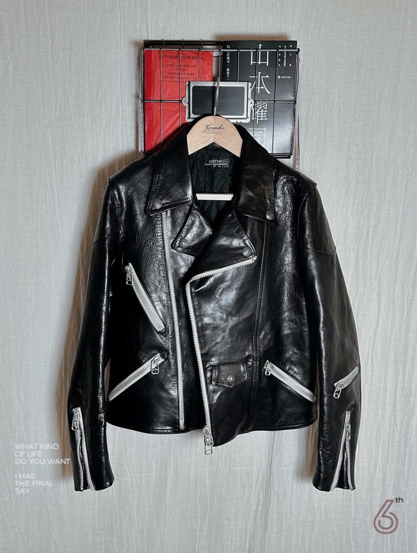Yohji Yamamoto Gothic Biker Leather Jacket