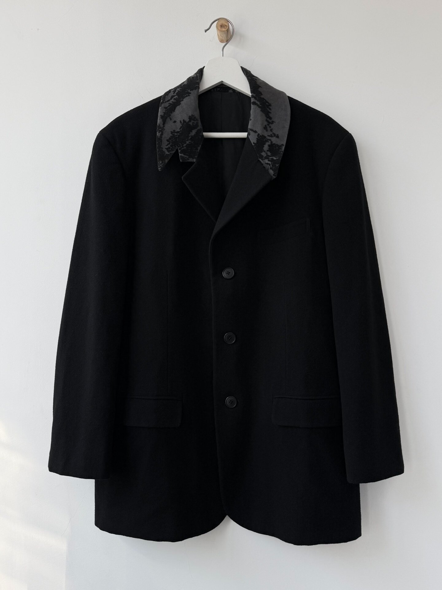 Yohji Yamamoto 01AW Paneled Collar Blazer
