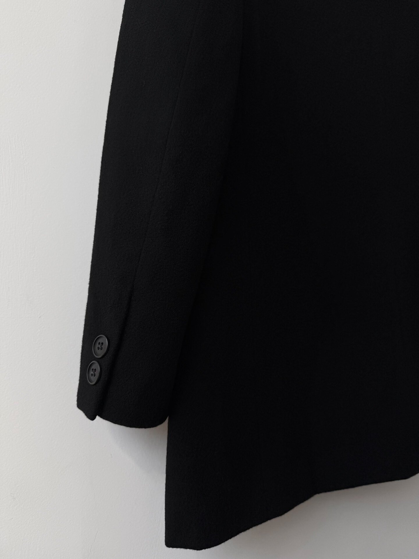 Yohji Yamamoto 01AW Paneled Collar Blazer — label