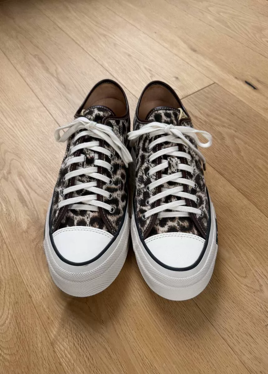 visvim SKAGWAY LO Leopard Sneakers
