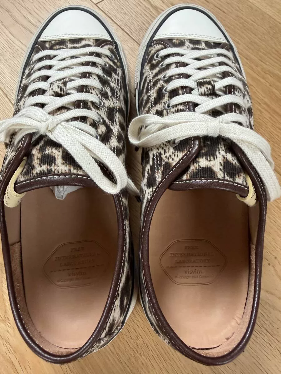 visvim SKAGWAY LO Leopard Sneakers — detail