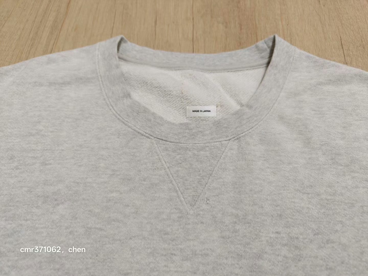 VISVIM 22SS AMPLUS SWEAT S/S CRASH — front