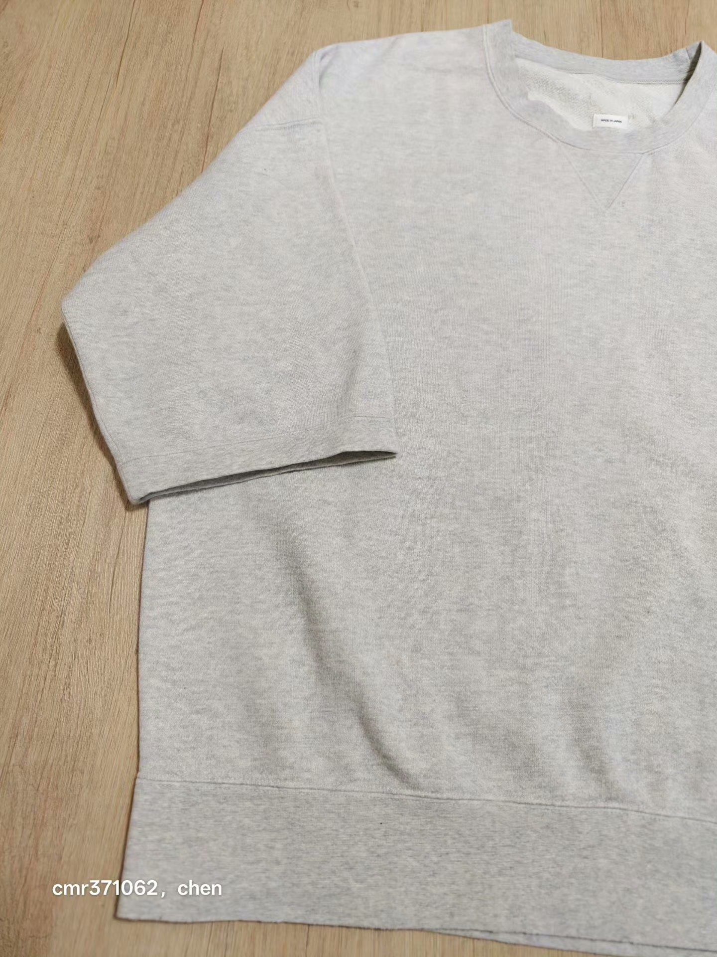 VISVIM 22SS AMPLUS SWEAT S/S CRASH — back