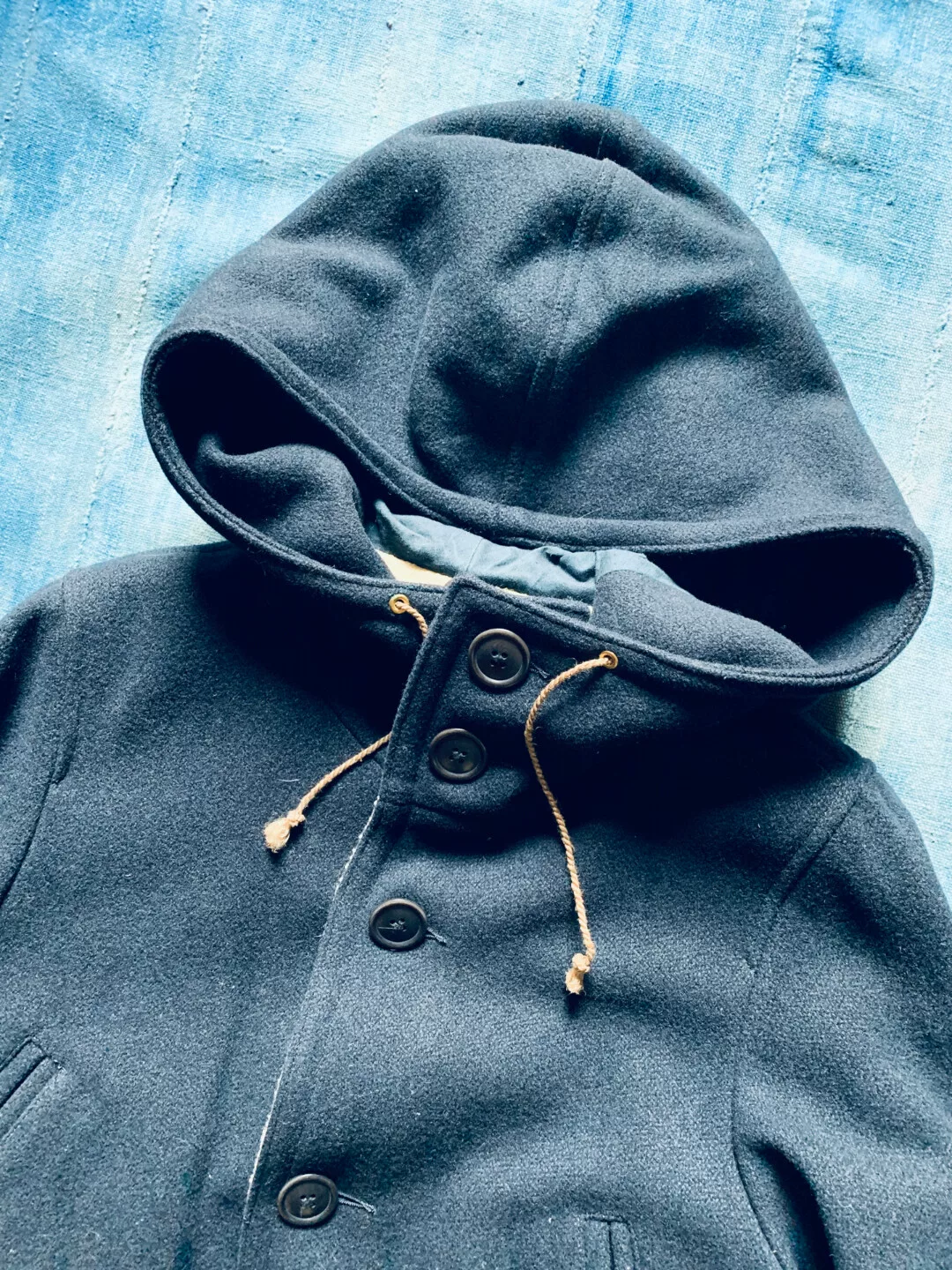 Visvim Vintage Tweed Admiral Coat — back