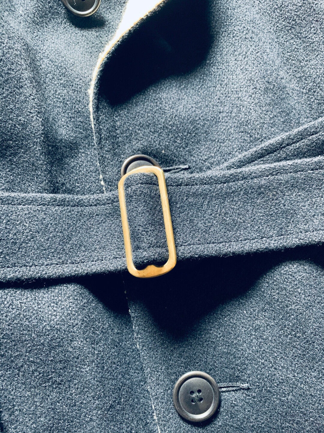 Visvim Vintage Tweed Admiral Coat — label