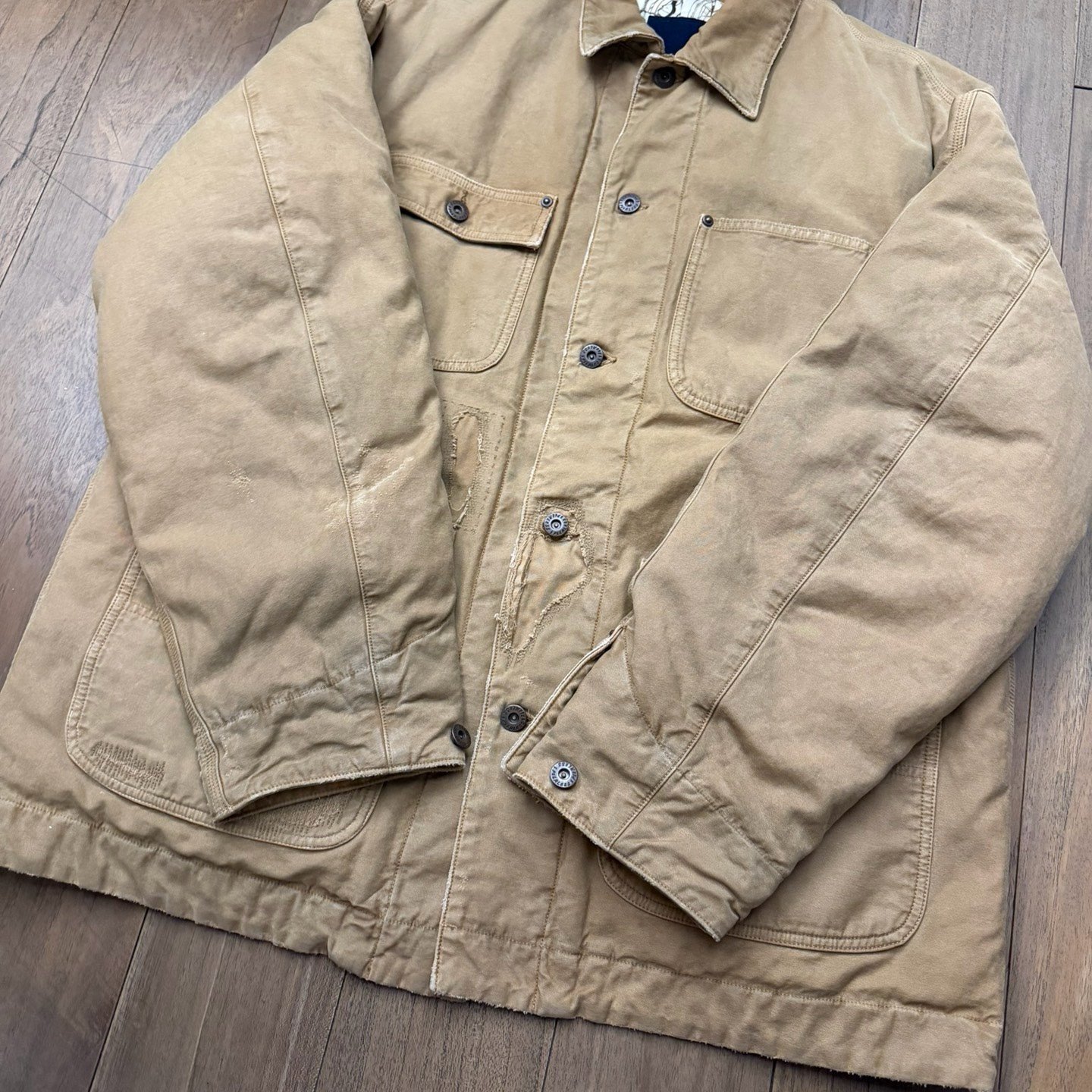 VISVIM 25AW LT BROWN MACRAY COVERALL JKT — detail