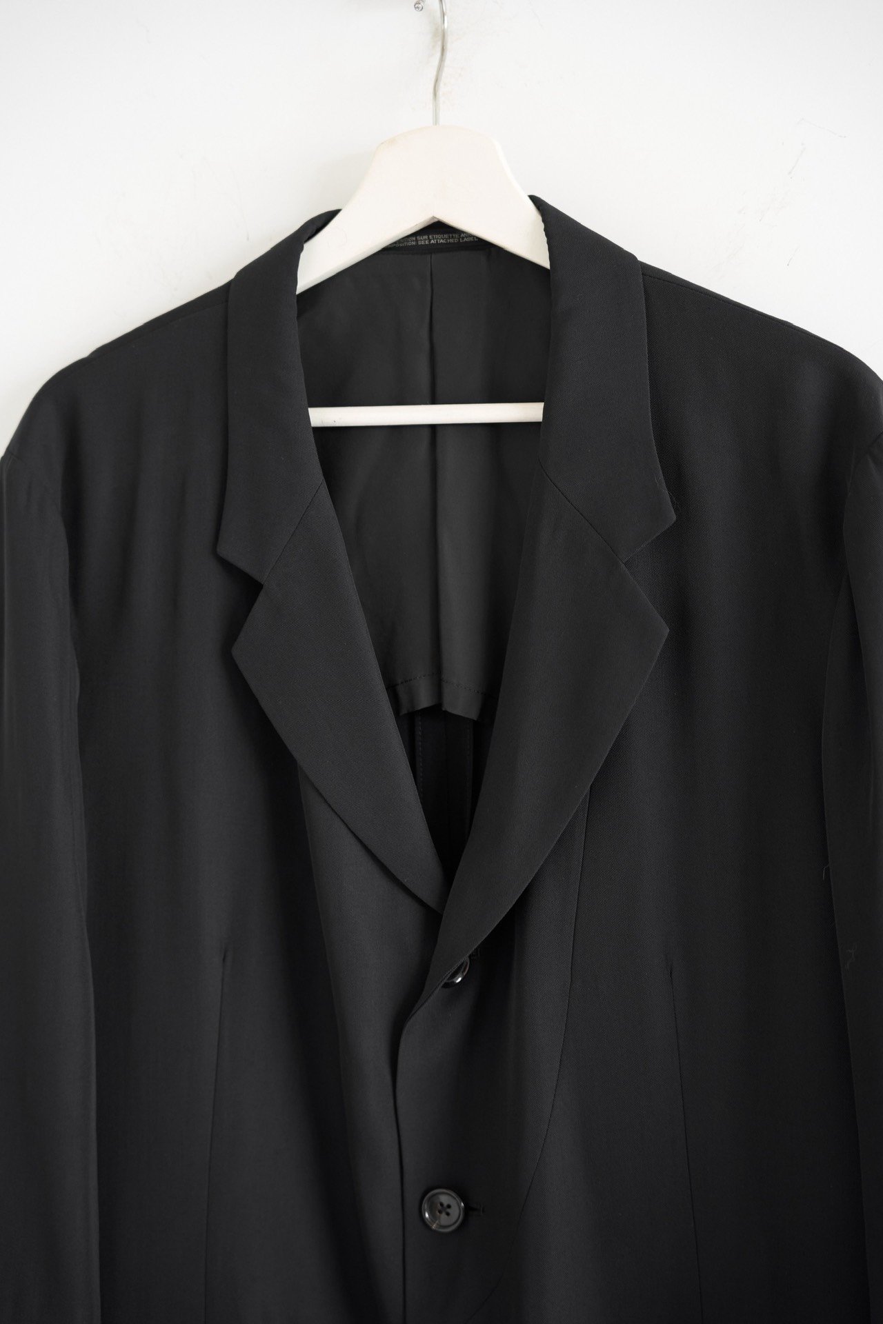 Yohji Yamamoto 99SS Arc Zip Suit — detail