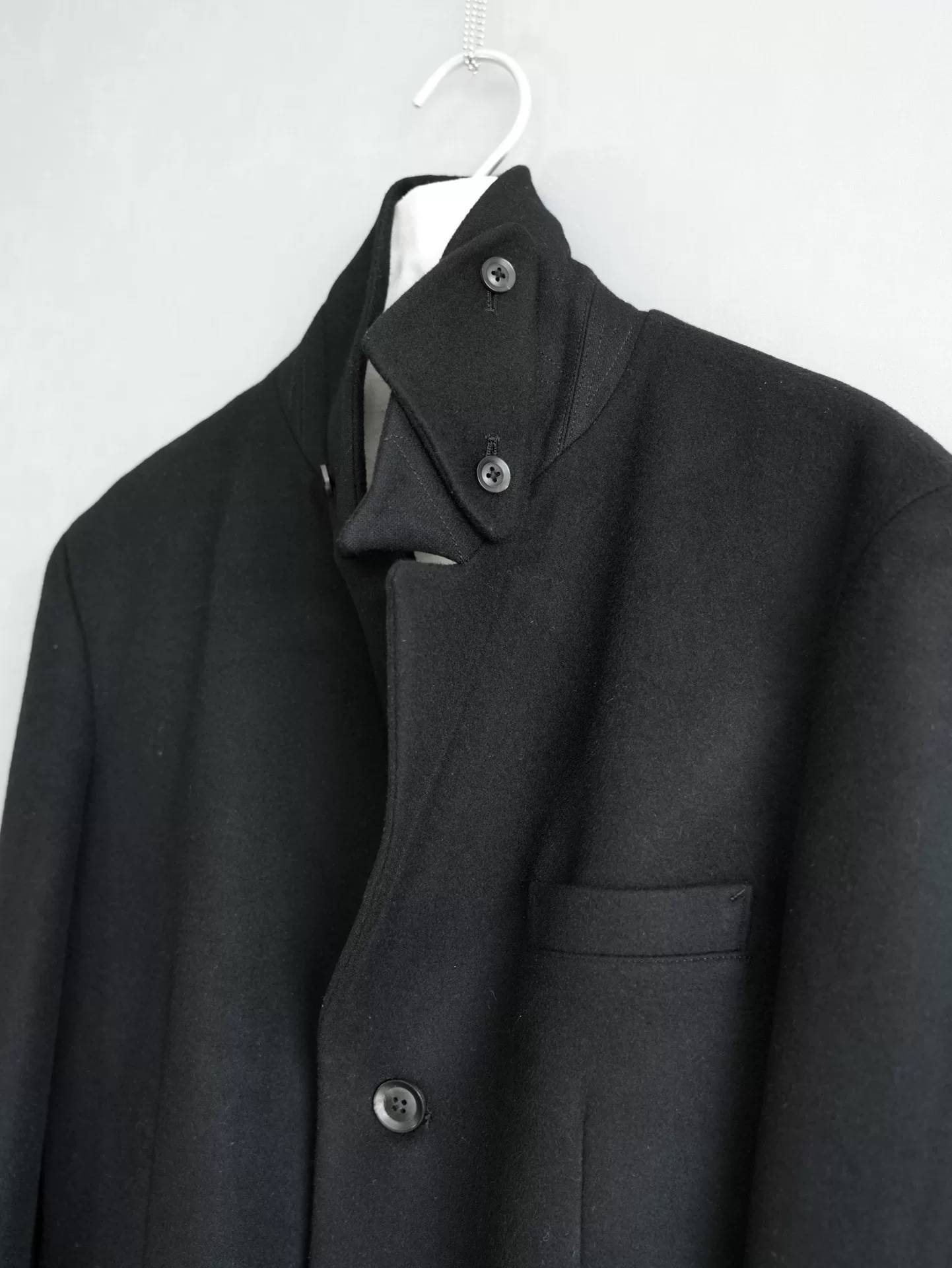 Yohji Yamamoto 20AW Regulation Cashmere Coat — label