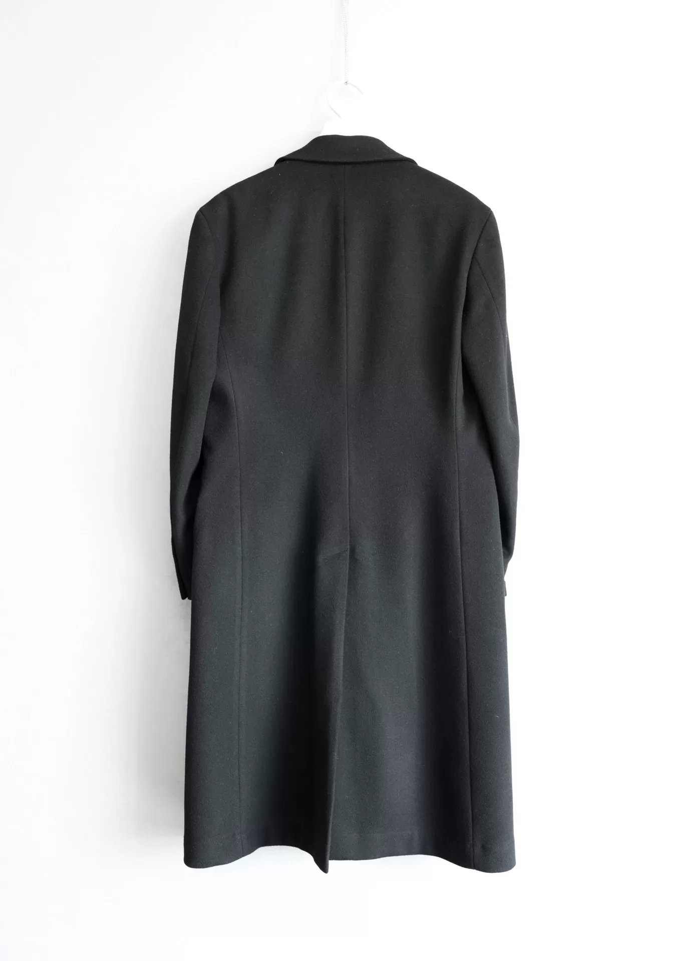 Yohji Yamamoto 20AW Regulation Cashmere Coat — detail