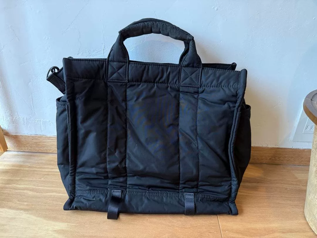 Poeter Senses Black Shoulder Bag L — back