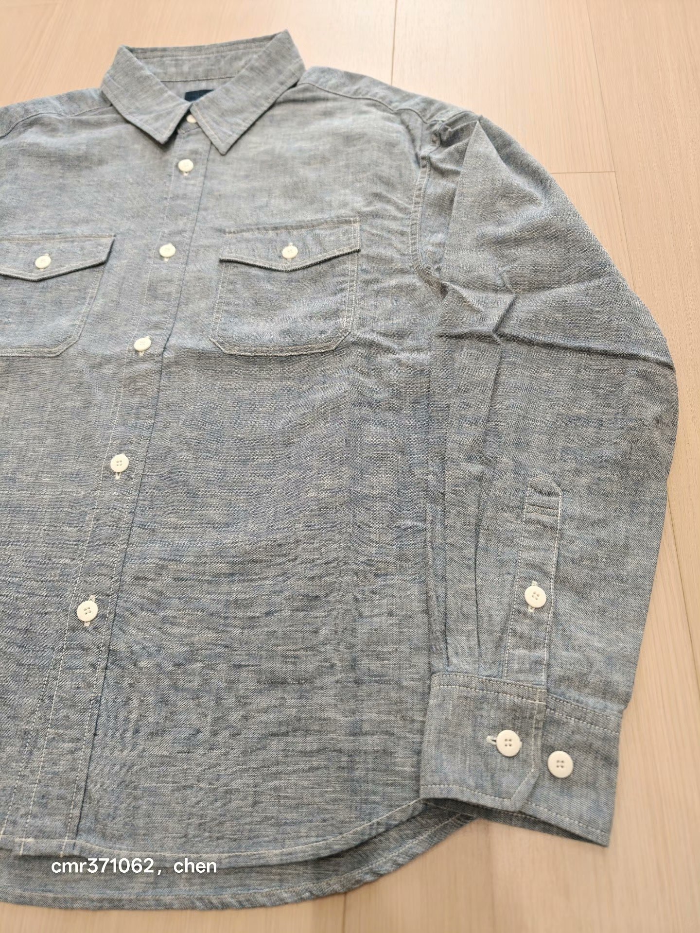 VISVIM 25 ICT PIONEER CHAMBRAY L/S — back
