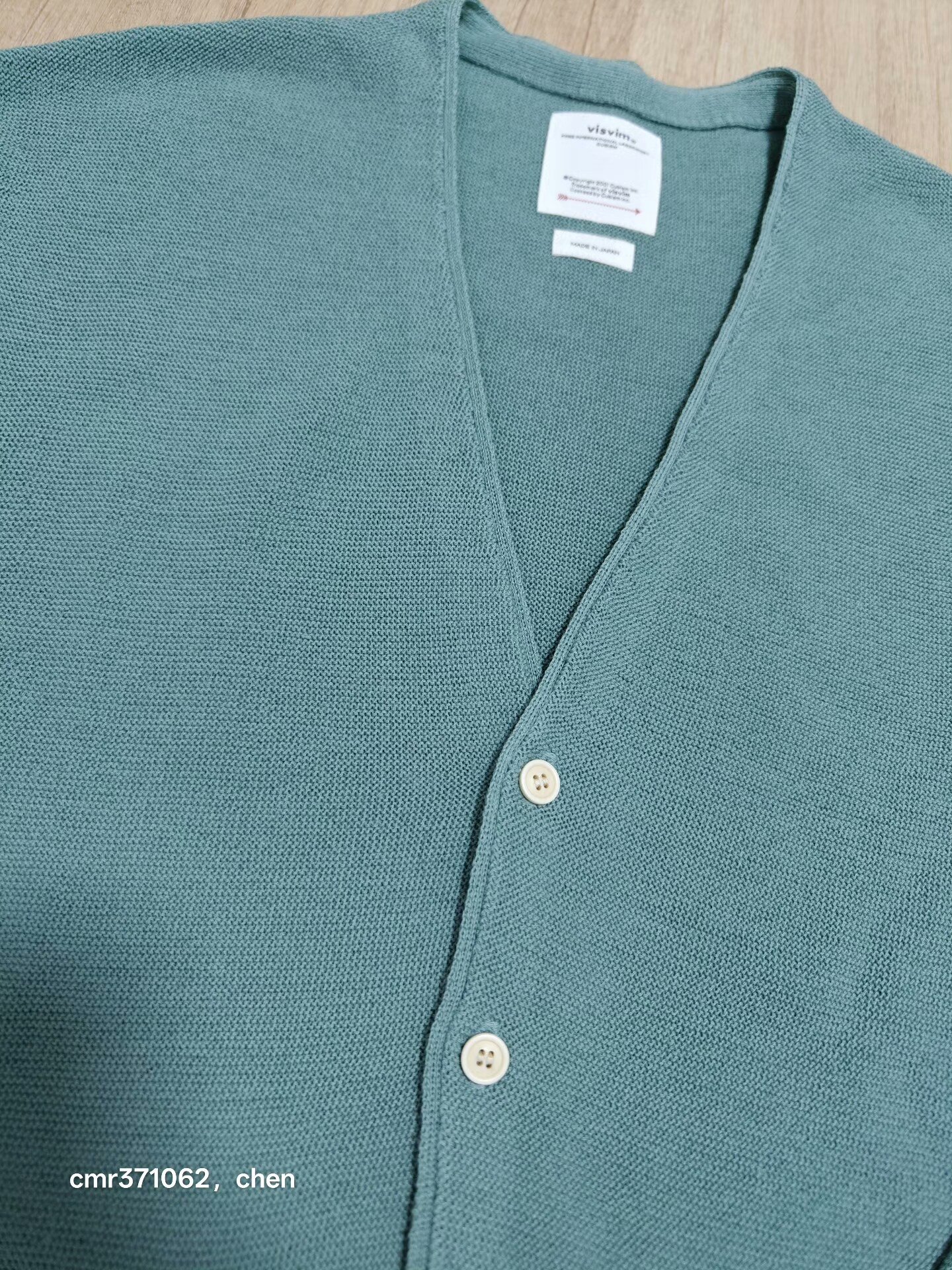 VISVIM 25AW SELMER KNIT CARDIGAN — back