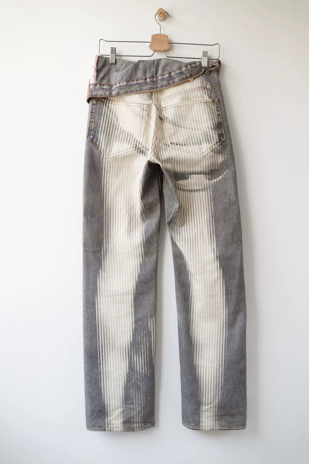 Y/Project x Gaultier 22FW Fold Jeans — detail
