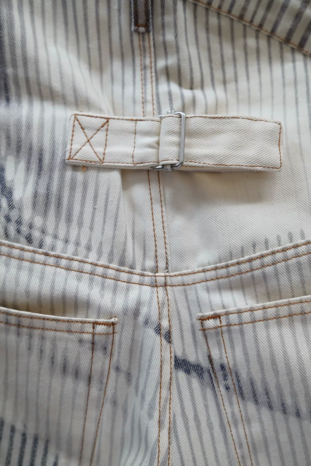 Y/Project x Gaultier 22FW Fold Jeans — back