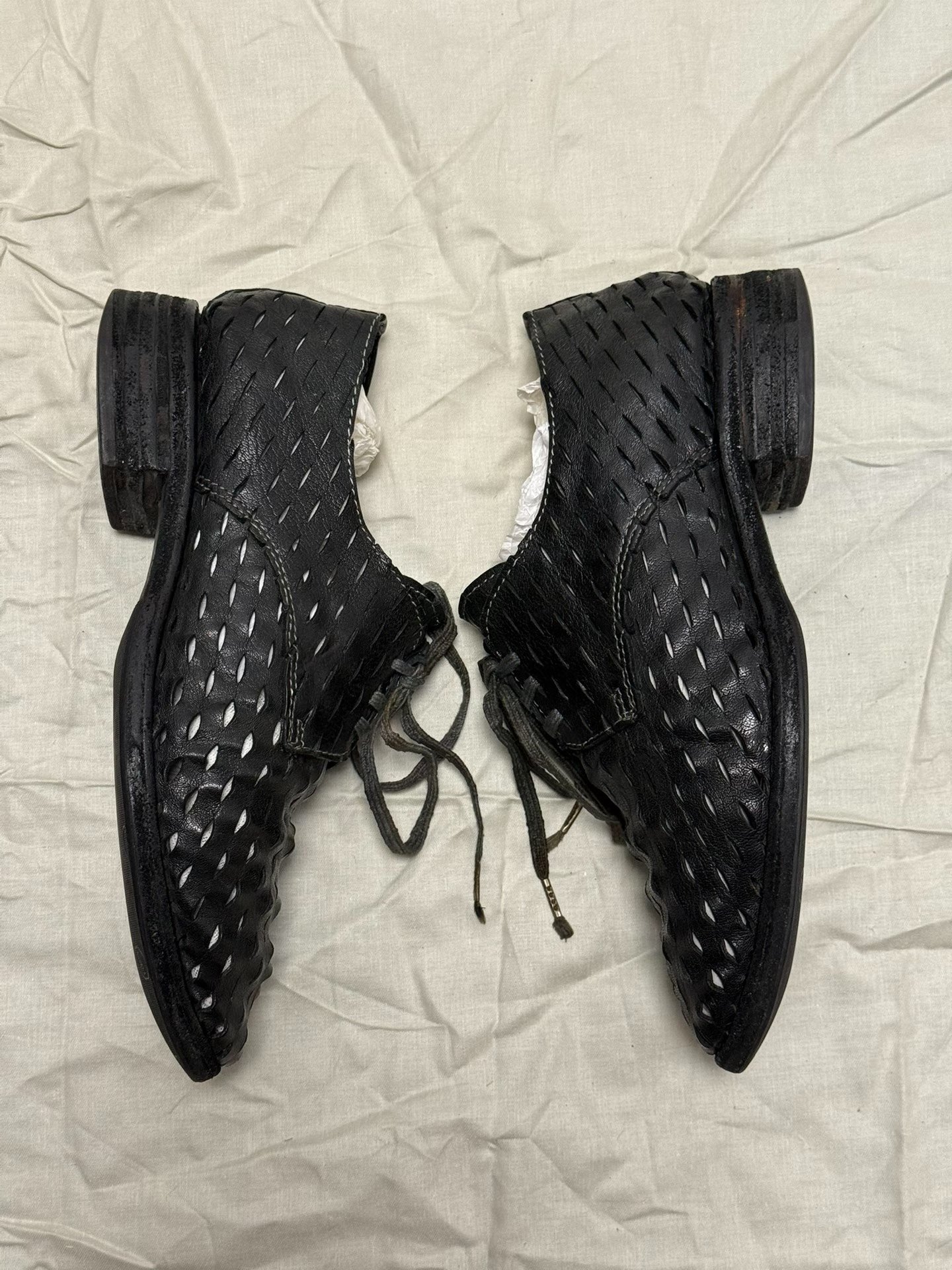 Carol Christian Poell Laser Cut Derby — detail