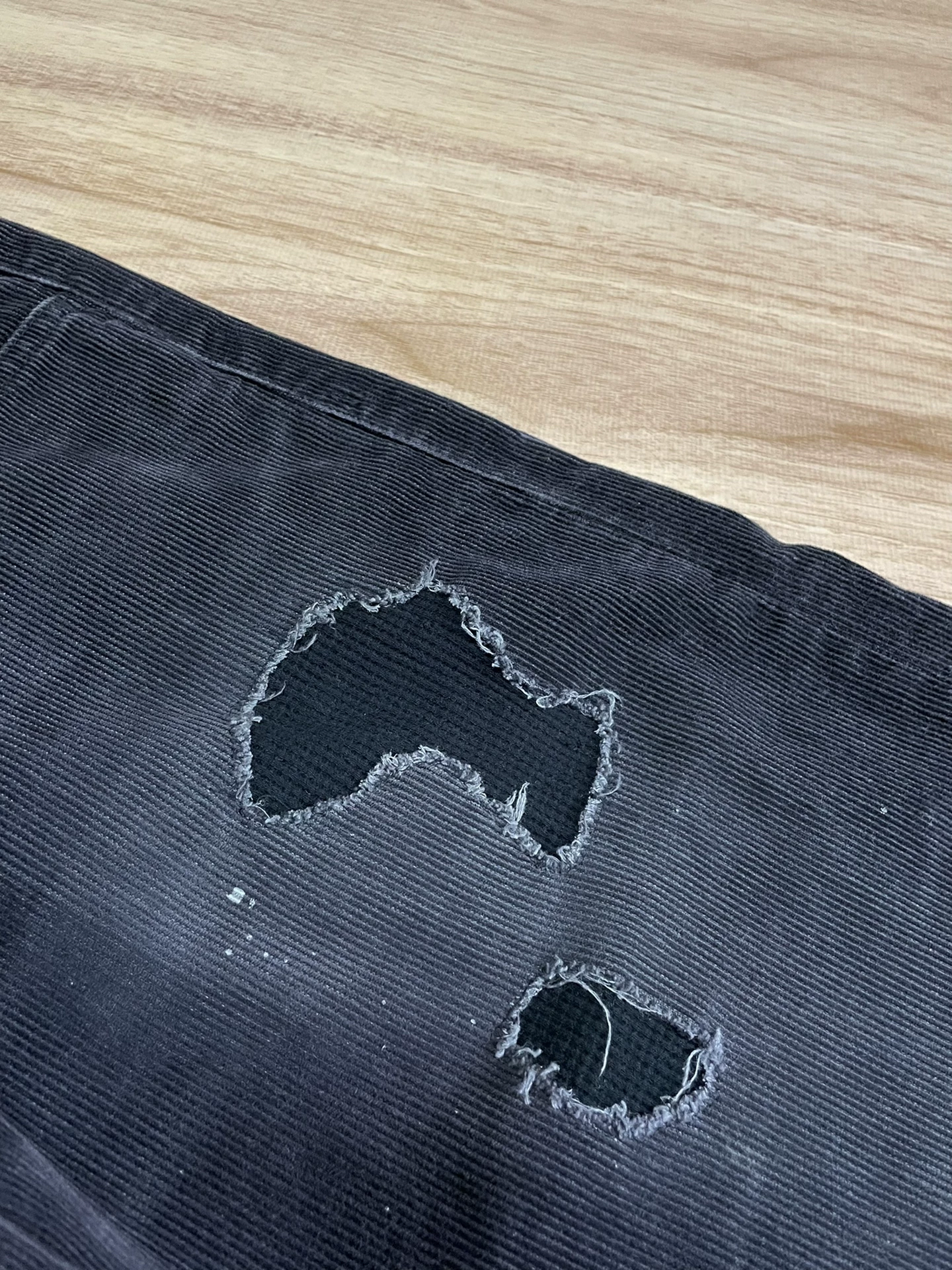 Denim by Vanquish Fragment Washed Corduroy Pants — back