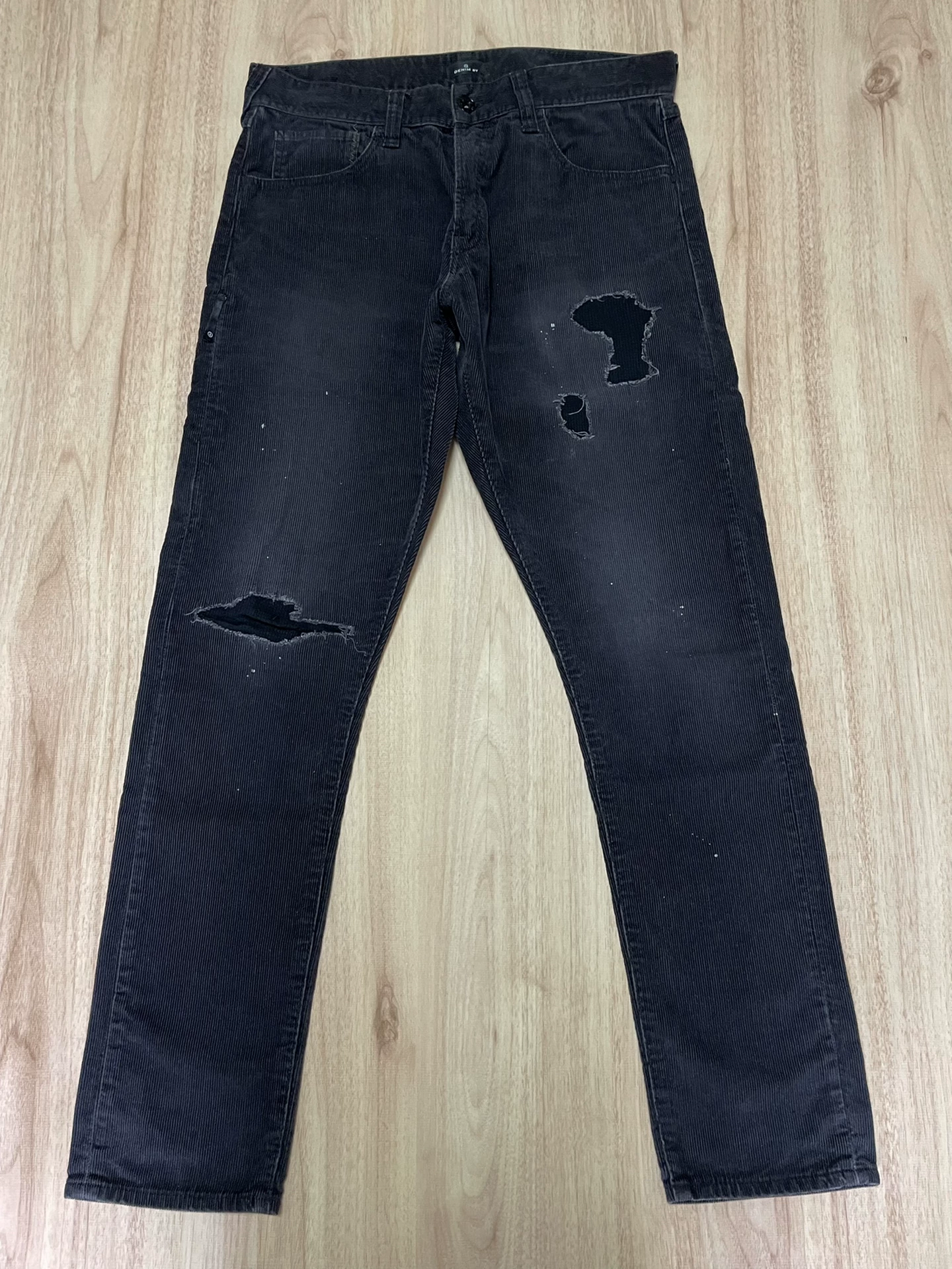 Denim by Vanquish Fragment Washed Corduroy Pants