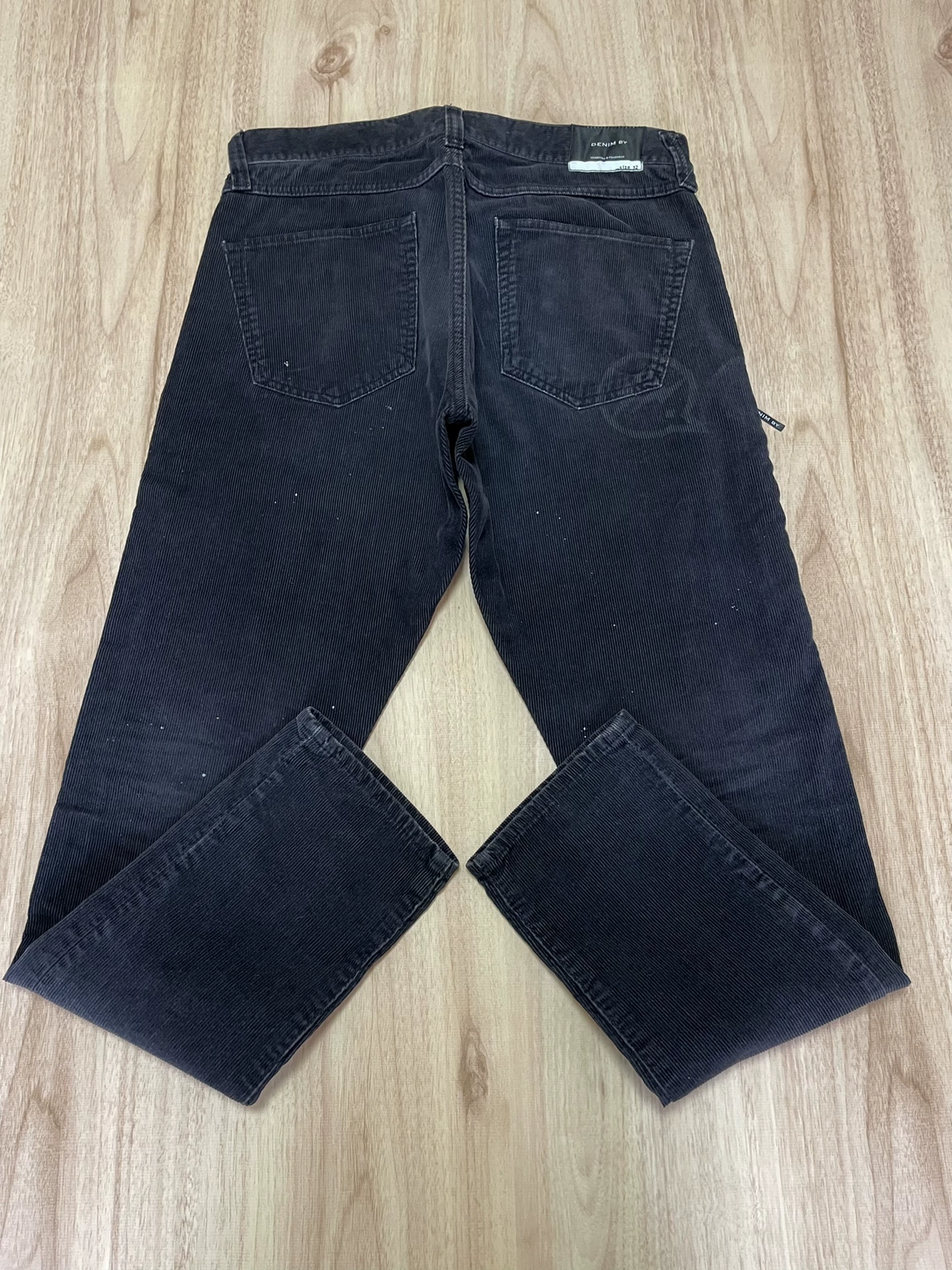 Denim by Vanquish Fragment Washed Corduroy Pants — front