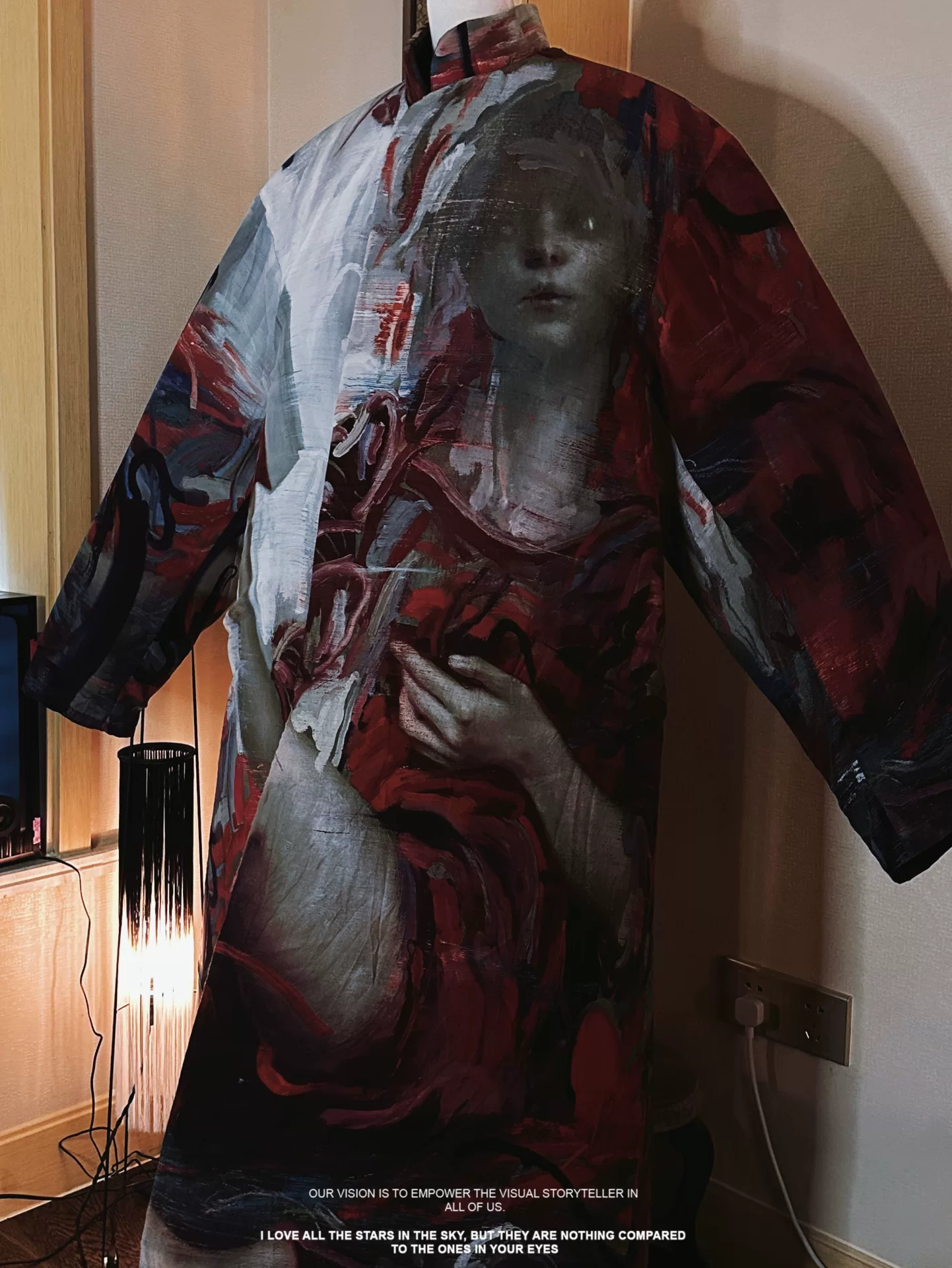 Yohji Yamamoto x James Jean Silk Coat — front