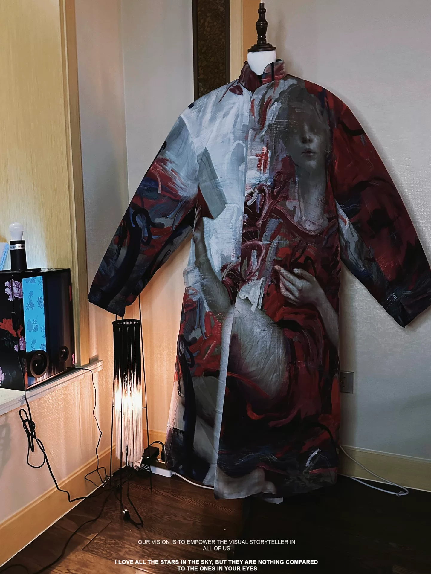 Yohji Yamamoto x James Jean Silk Coat