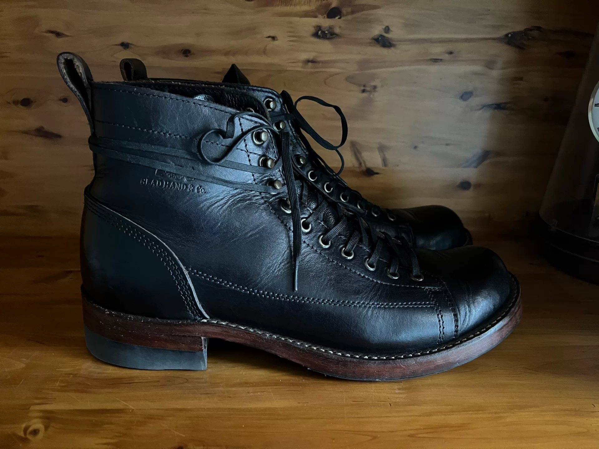 Glad Hand x All American Short Face Boots — detail