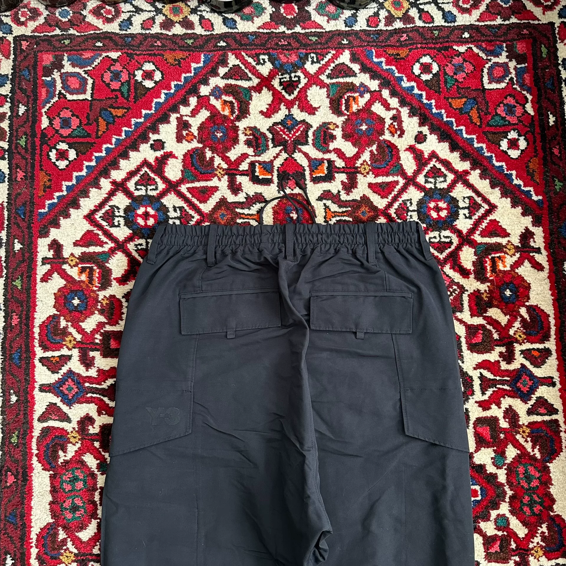 Y-3 Yohji Yamamoto Cropped Pants — back