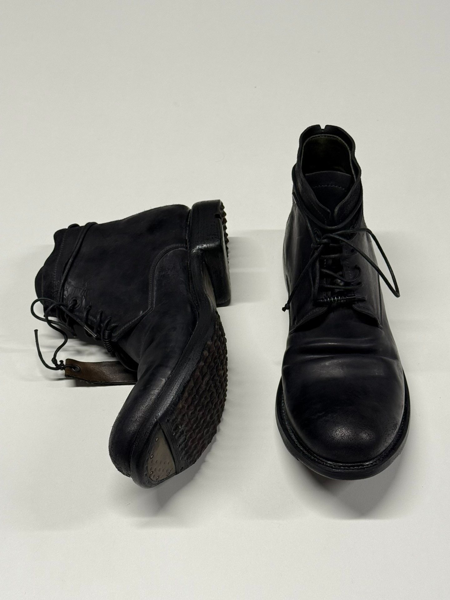 layer-0 New Shell Cordovan Leather Boots