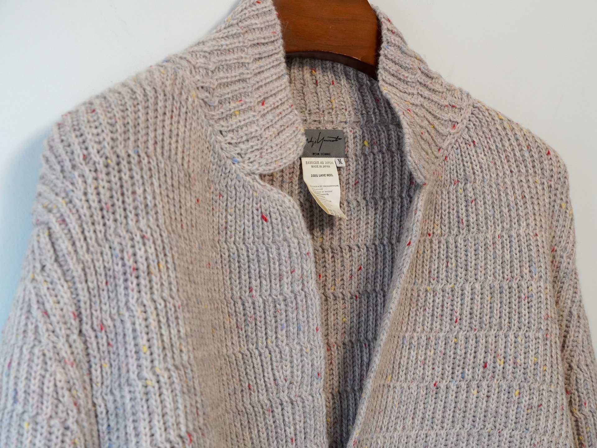 Yohji Yamamoto 1994AW Colorful Sweater — back