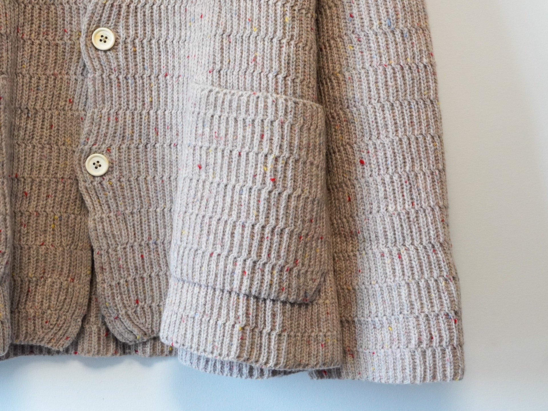 Yohji Yamamoto 1994AW Colorful Sweater — label