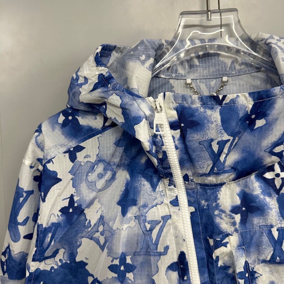 Louis Vuitton Ink Logo Hooded Jacket — detail