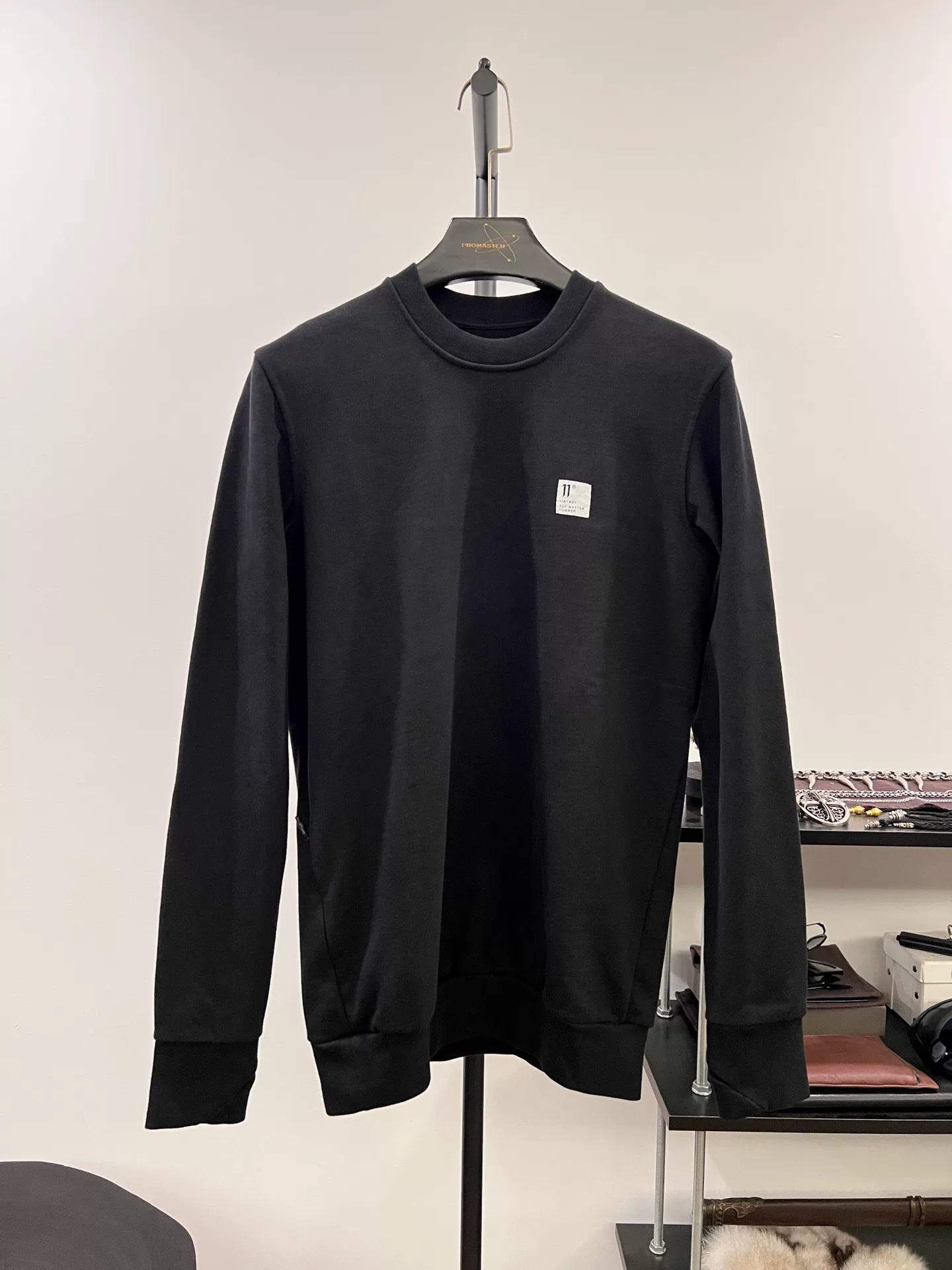 Boris Bidjan Saberi 11by bbs Cotton Crewneck Sweatshirt