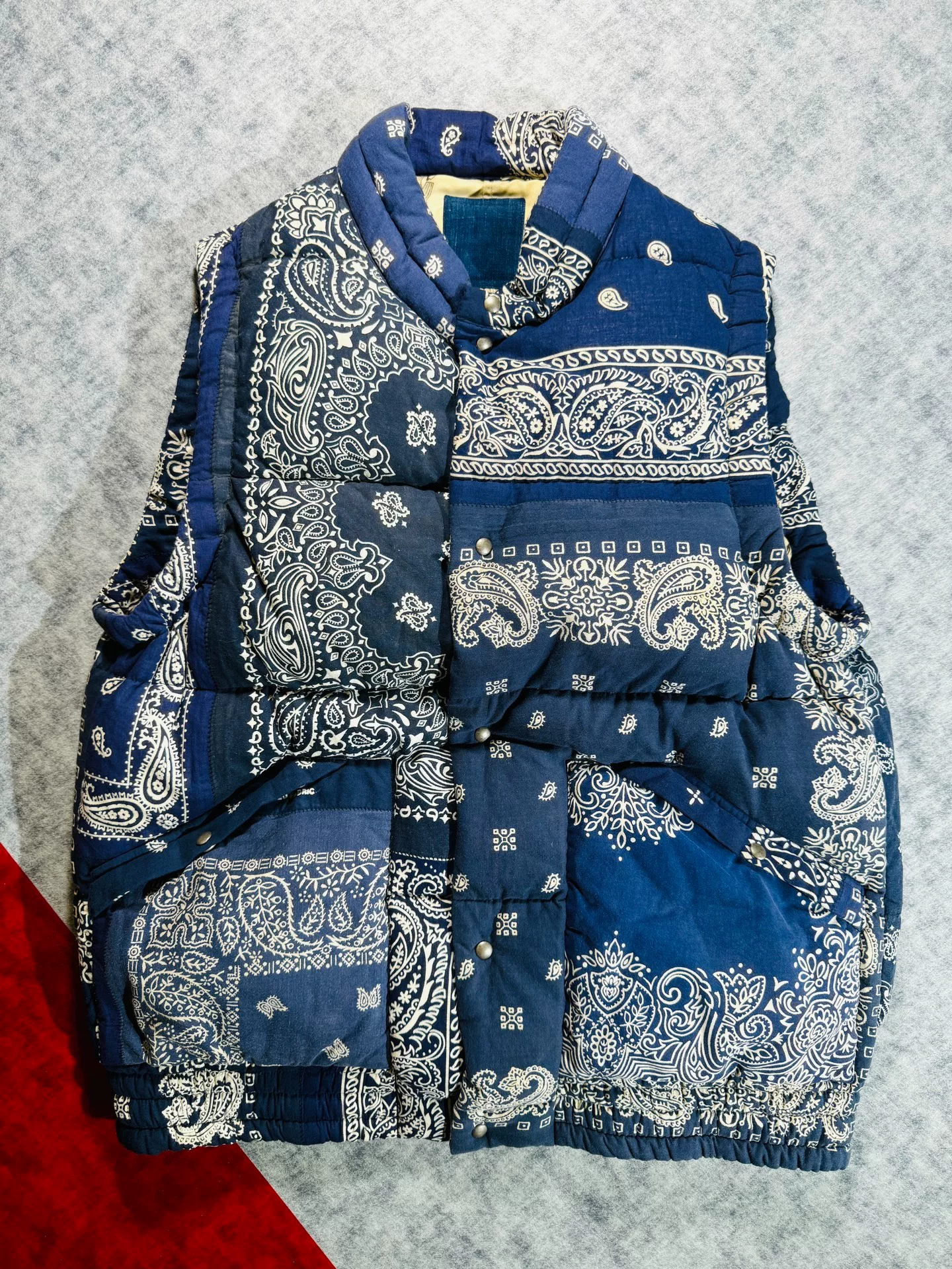 visvim Insulator Down Vest Bandana 22AW
