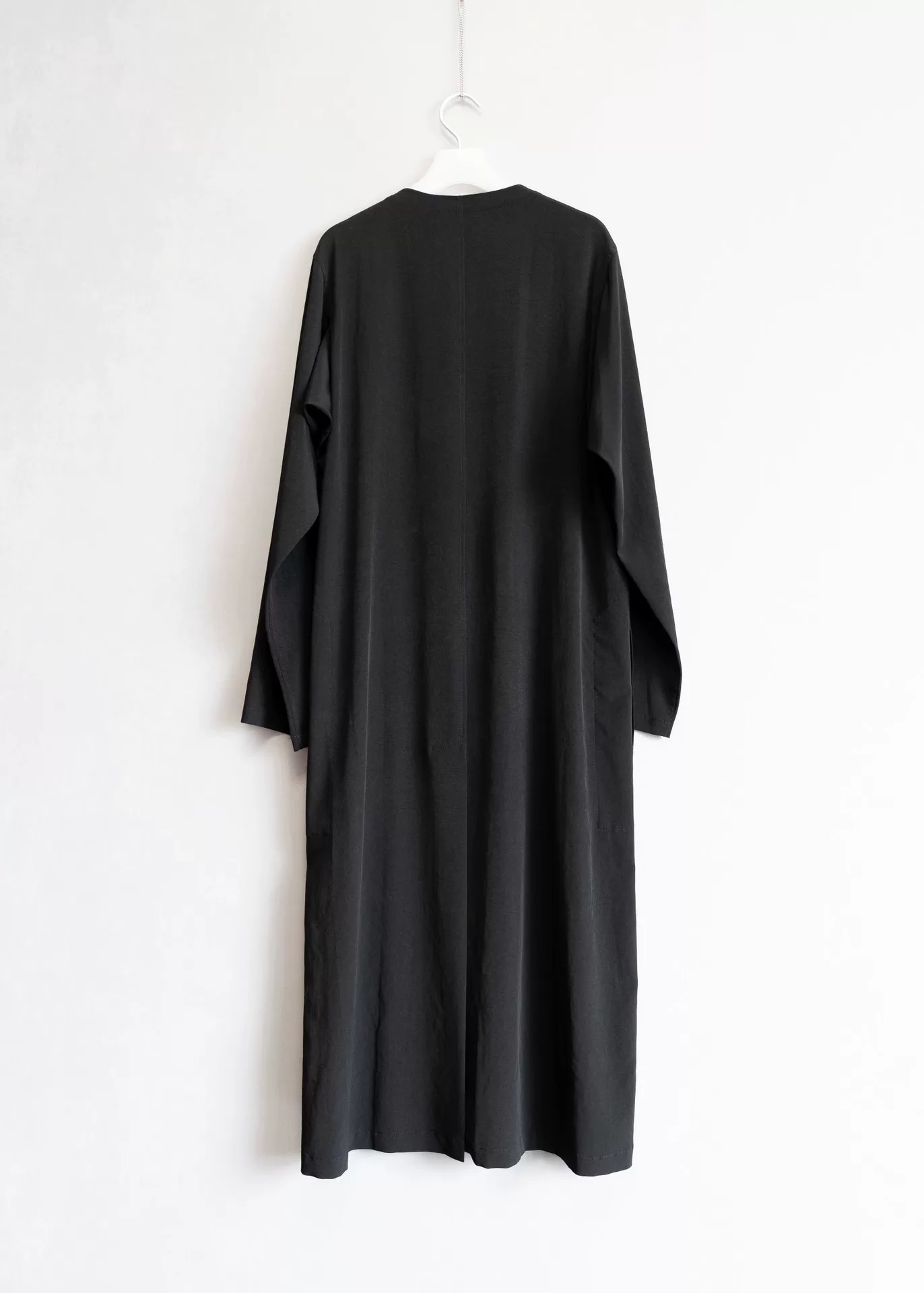 Yohji Yamamoto 19AW Collarless Gold Button Robe — front