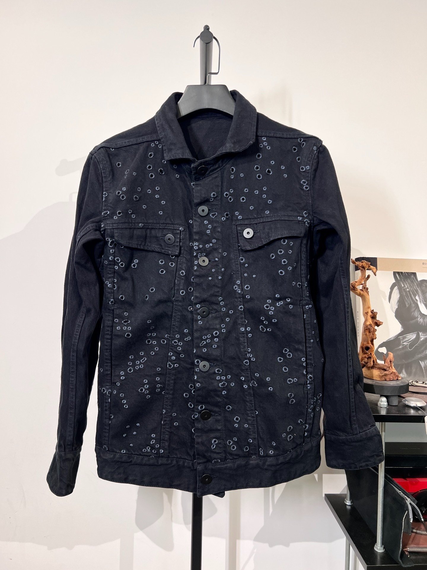 Boris Bidjan Saberi 11by bbs J1 Denim Jacket — front