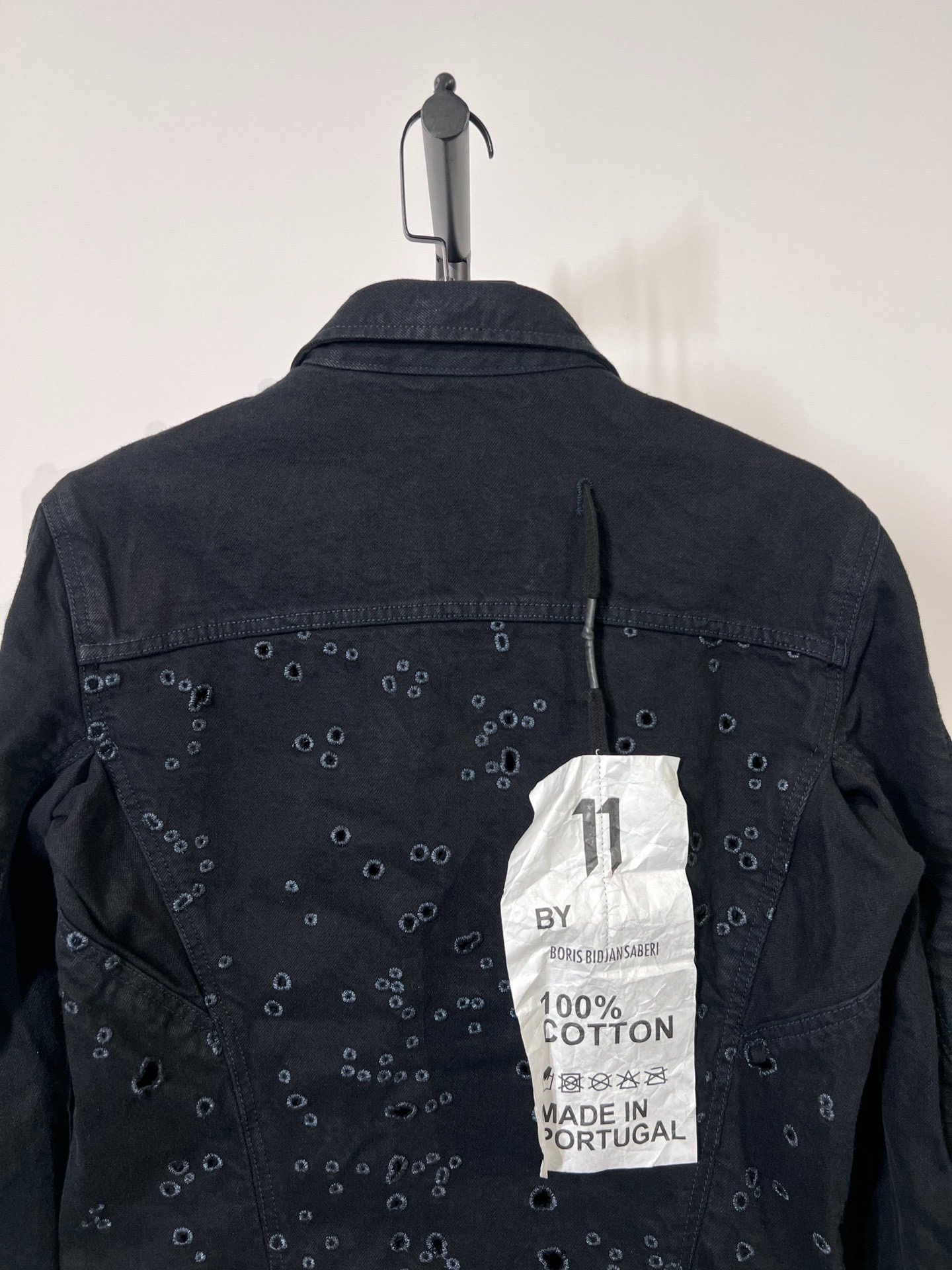 Boris Bidjan Saberi 11by bbs J1 Denim Jacket — label