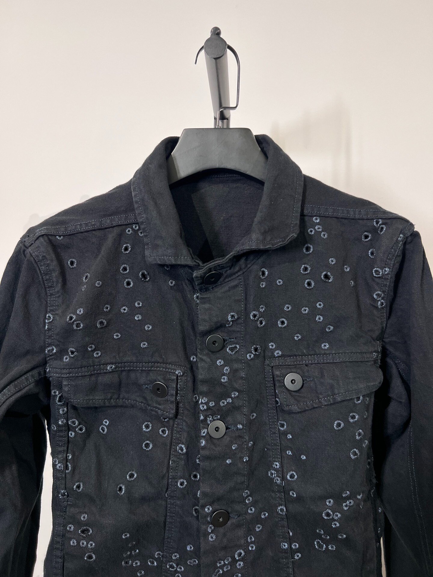 Boris Bidjan Saberi 11by bbs J1 Denim Jacket — back
